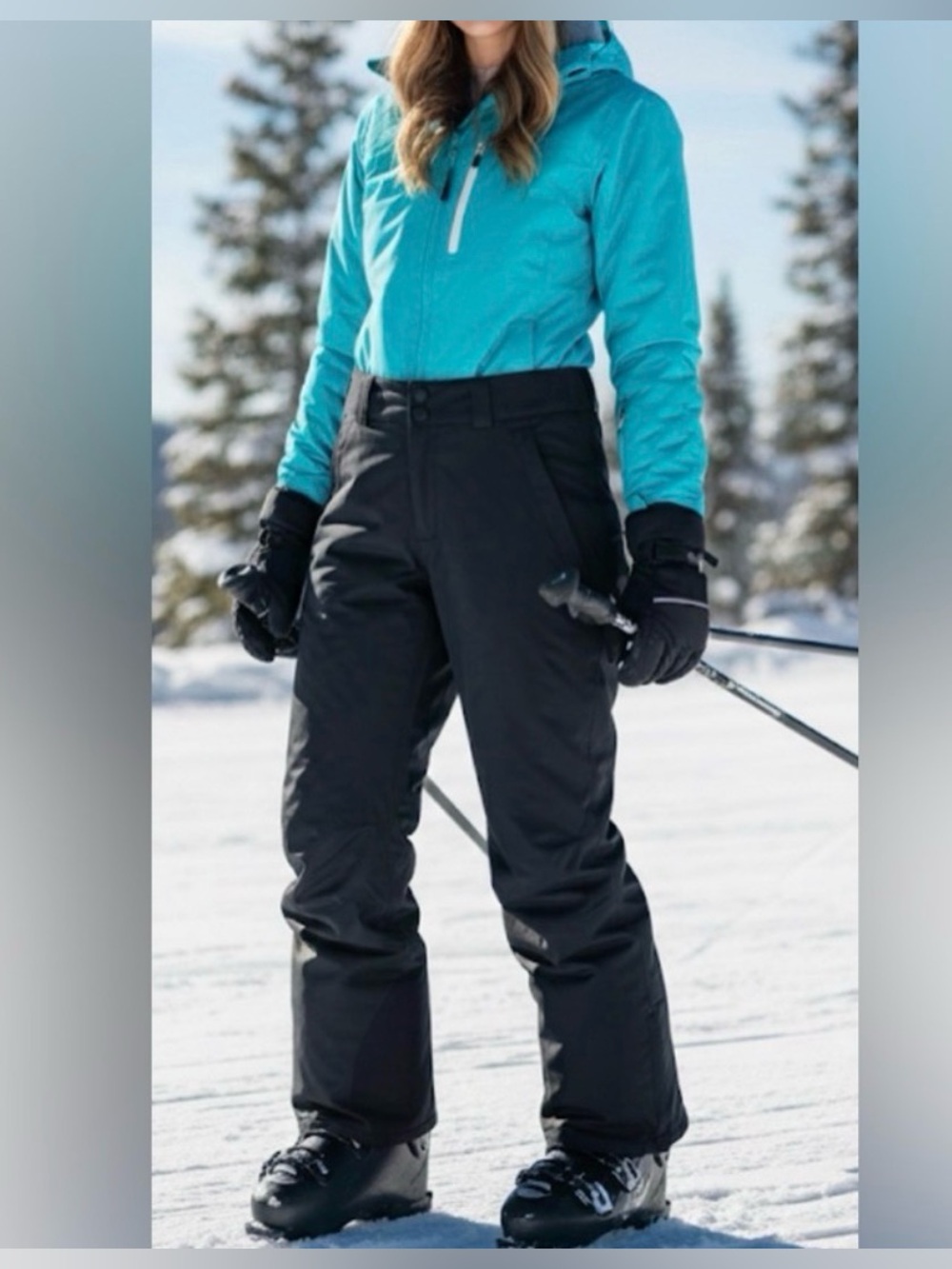 Obermeyer Women's Keystone Insulated Snow Ski Pants Black Size 20